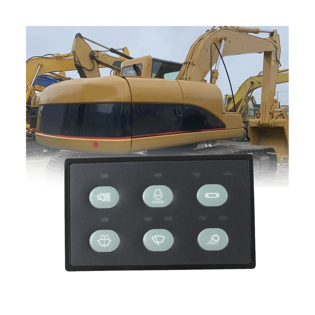 163-6701 Excavator Headlight Wiper Controller Control Panel for Excavator Caterpillar CAT320C E312C E311C TOSD-16B-025