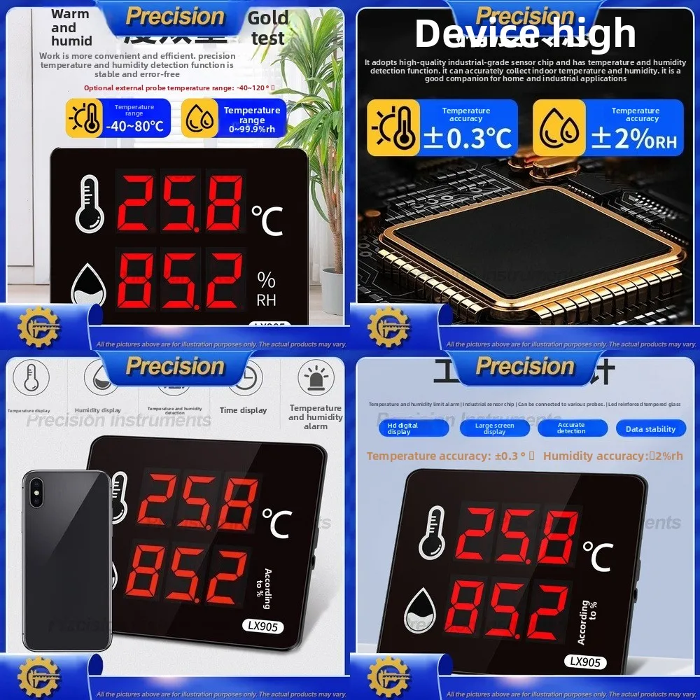 2026 Industrial Grade High Precision Network Cable Tester with Digital Display and RS485 Connectivity for Indoor Environmental