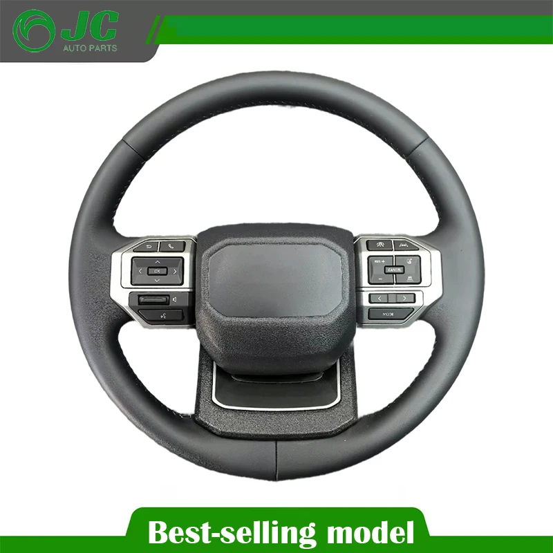 Carbon Fiber & Leather Sport Steering Wheel for Toyota Corolla Hilux Fortuner LC250 300 Land Cruiser GR – Aftermarket Upgrade view 3
