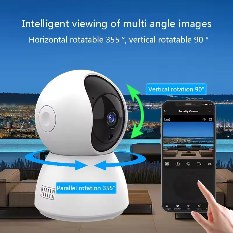 2K 400W Tuya Smart Mini WiFi IP Camera Remote Wireless Surveillance Auto Tracking Of Human Home Security CCTV Baby Pet Monitor