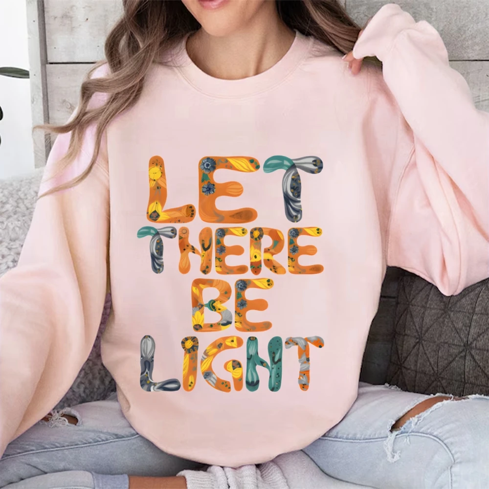 

Толстовки с рисунком Let There Be Light, повседневная верхняя одежда в городском стиле для активного отдыха, винтажная толстовка в стиле бохо для женщин и мужчин