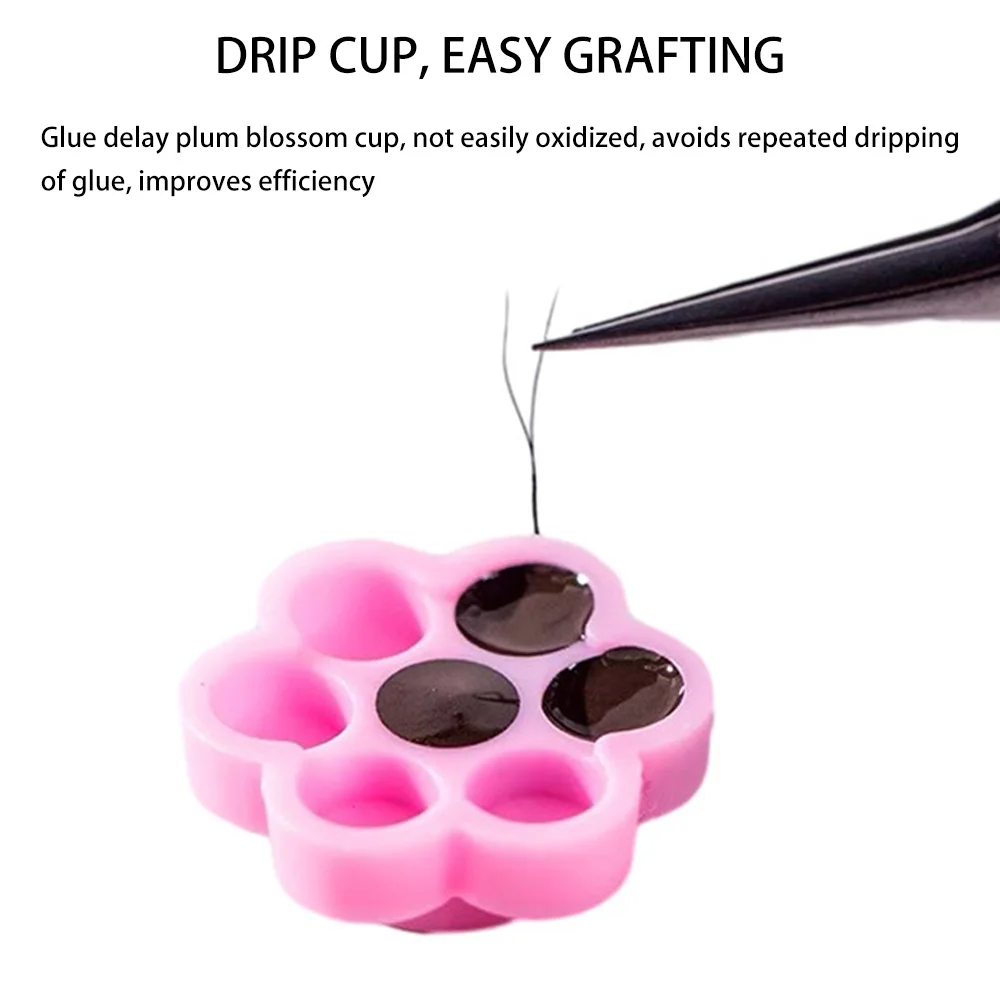 100/200 قطعة المتاح رمش الغراء كوب الفردية الرموش أكواب الوشم الصباغ حامل الحاويات ل لاش تمديد ماكياج أداة