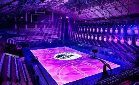 P3.91 Indoor Creative Interactive Floor Tile Screen Led Display For Mall Hotel Events