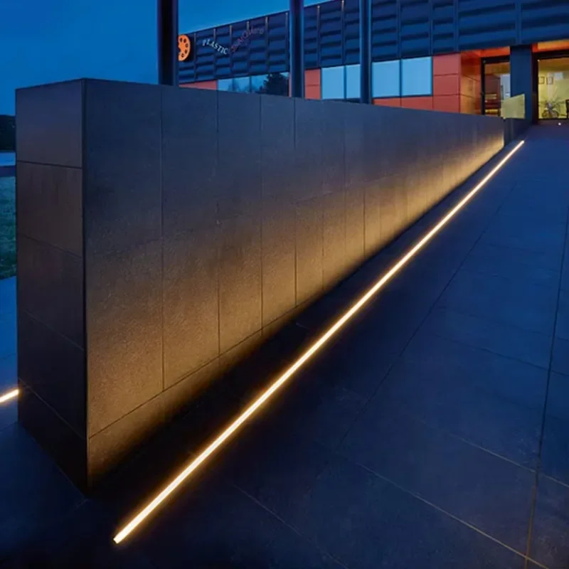 

10W 20W 30w Aluminum Profile Wall Washer Linear Long Underground Light Waterproof Embedded Light Emitting Diode Buried Light