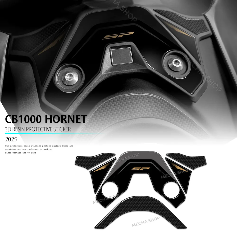 

Для CB1000 Hornet / SP 2025 2026: Комплект 3D-наклеек для верхней защиты крышки бензобака