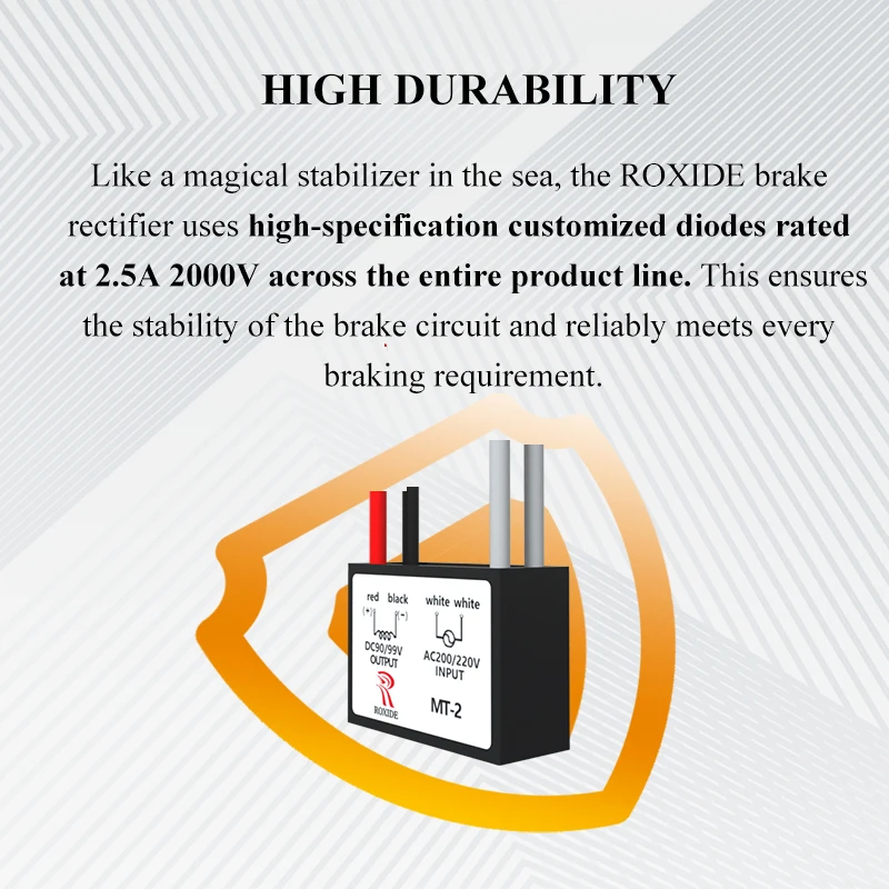 MT-2 Input: AC 200/220V Converted to DC 90V  Motor Brake Rectifier Rectifying Device