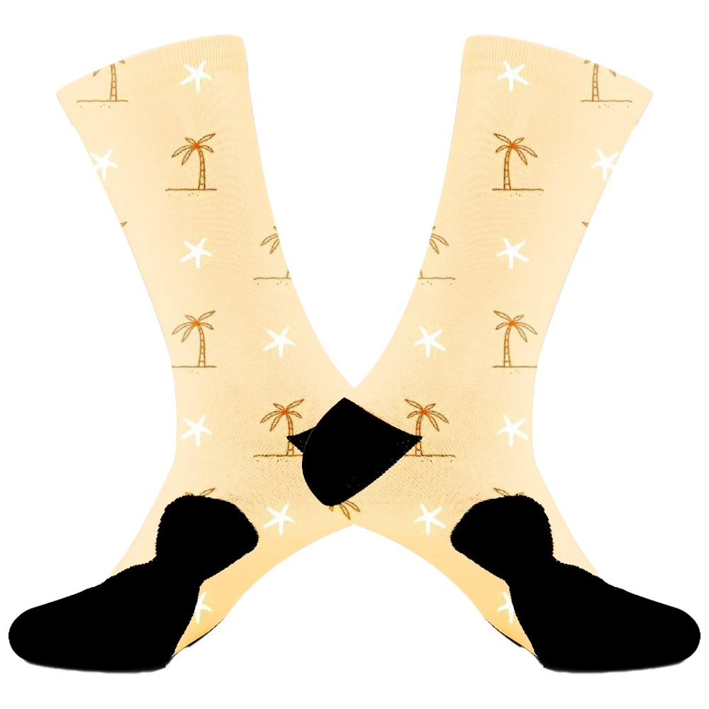 Chaussettes de dessin animé pour hommes, Hippocampe, Crabe, Shriajvenues, Bas drôles, Tendance masculine, Nouvelle mode