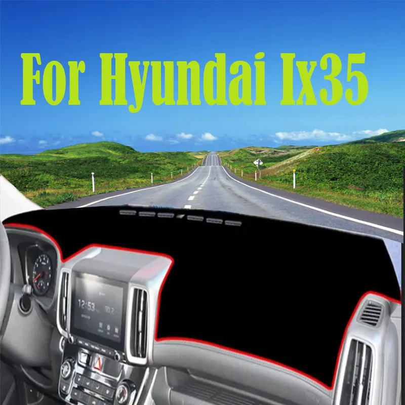 لشركة هيونداي Ix35 لوحة أدوات التحكم المركزية وسادة مقاومة للضوء اكسسوارات السيارات وسادة حماية من الشمس اكسسوارات السيارات