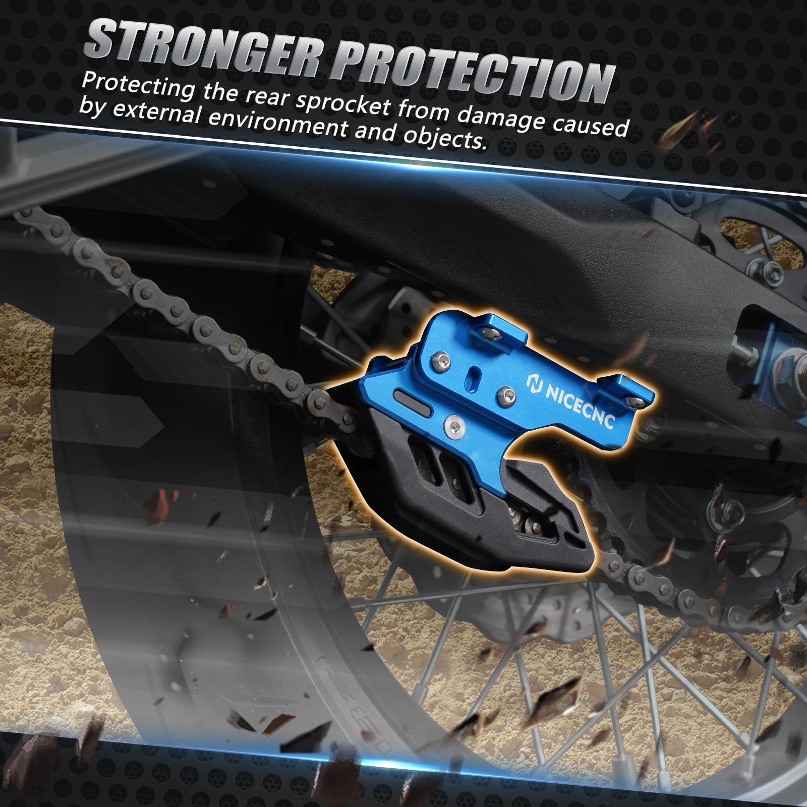 (EU-Lager) NICECNC Für Yamaha Tenere 700 /XTZ700 2019-2024 Motorrad-Kettenführungsschutz Tenere 700 Rally Edition /World Raid – Detail 8