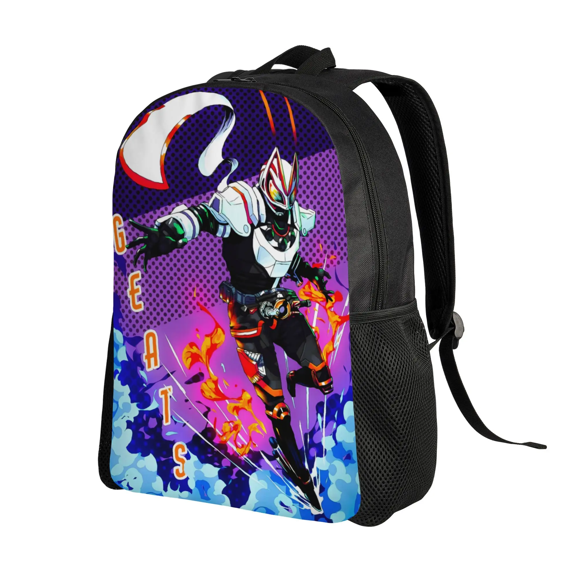 1Piece Backpack Geats Battle Pose New School Year Handbag Camping  Kamen Rider Anime Back To School Gift New Term Starts