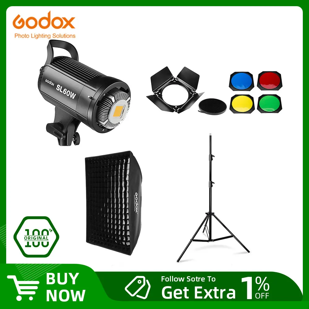 Godox SL-60W ضوء فيديو LED – هل هو الحل الحقيقي لتصوير الفيديوهات الاحترافية بميزانية محدودة؟