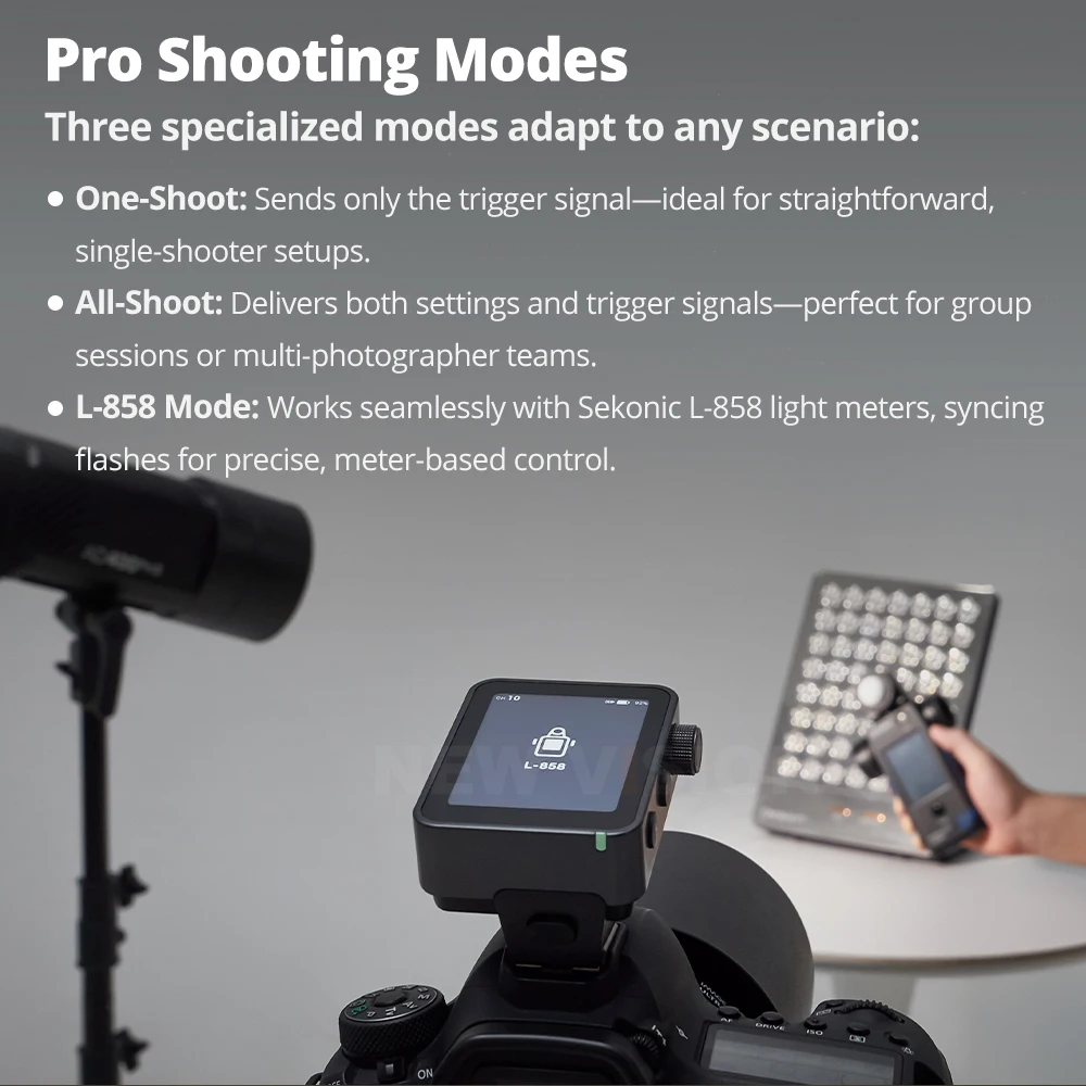 New Godox X3pro TTL HSS 2.4G Wireless Flash Trigger OLED Touch Screen Transmitter Quick Charge for Canon Nikon Sony Fujifilm view 4