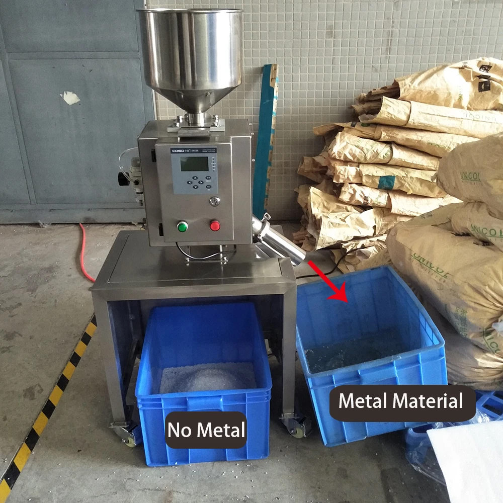 High Sensitivity Metal Separator Metal Separating Machine for Plastic Industry