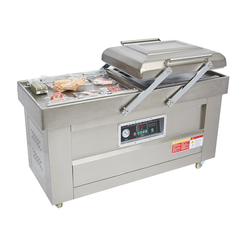 Semi Automatic Double Chamber Vacuum Sealing Packaging  DZ400/2SB Vacuum Packing Sealer for Film Pouch Foil view 5