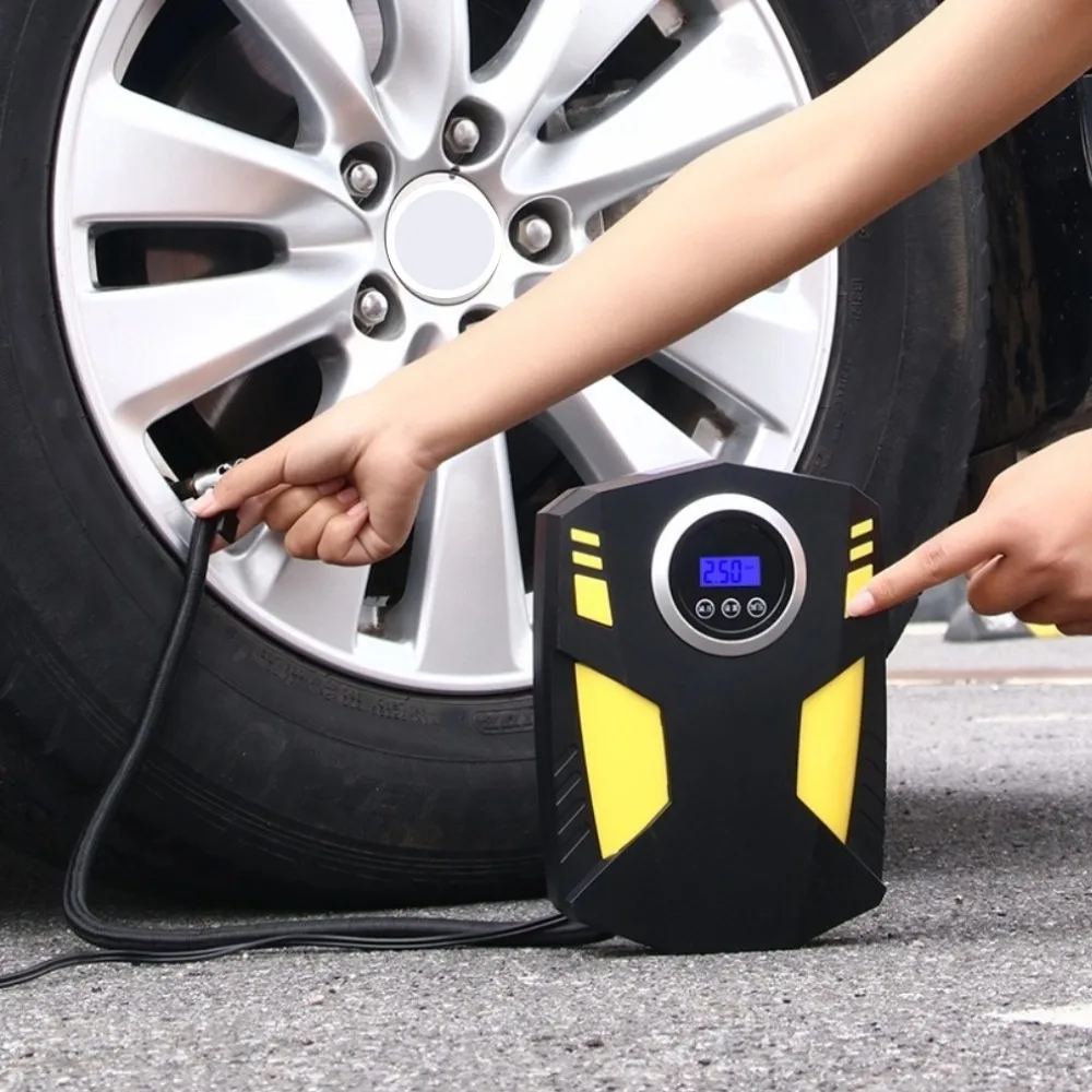 Tool Box Car Air Compressor Intelligent Tire Inflatable Pump 12V Portable Auto Tyre Inflator for Car Tire Tyre Inflator