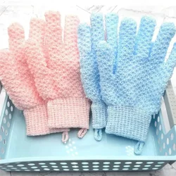 1 Pair Bath for Peeling Exfoliating Gloves Mitt Shower Scrub Gloves Massage for Body Scrub Sponge Wash Skin Moisturizing SPA