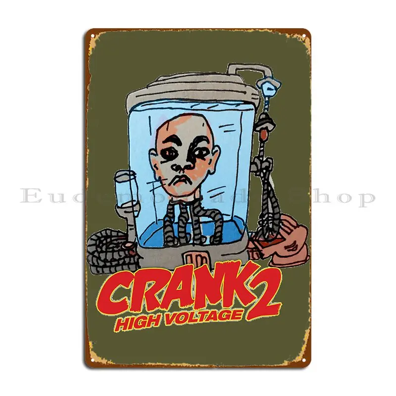 Crank 2 High Voltage Premium Riva570615 Metal Sign Plaques Garage Club Living Room Wall Plaque Cinema Design Tin Sign Poster