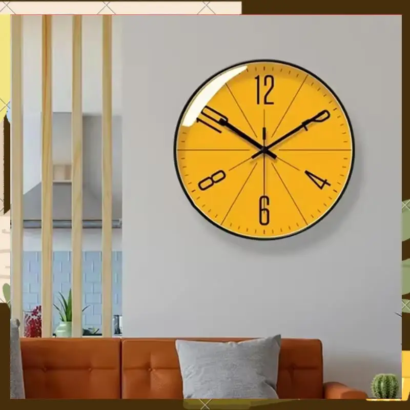 

Nordic Simple Wall Clocks Personality Modern Wall Clock Mute Home Restaurant Living Room-ABNJ