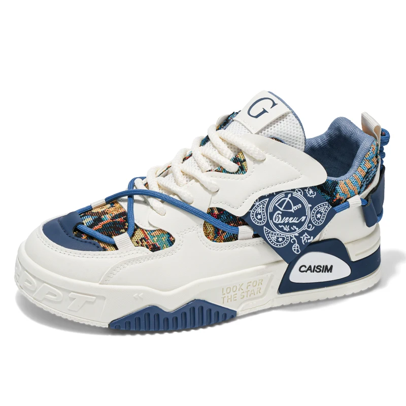 

Men's motorcycle new niche trend fashionable board shoes fashionable and versatile, comfortable and breathable men's shoes