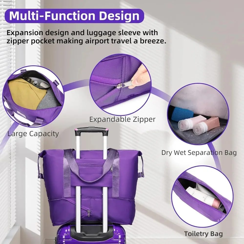 Juego de equipaje giratorio rígido de 3 piezas, aprobado por aerolínea de 20 pulgadas, material PC+ABS, maleta de gran capacidad para viajes