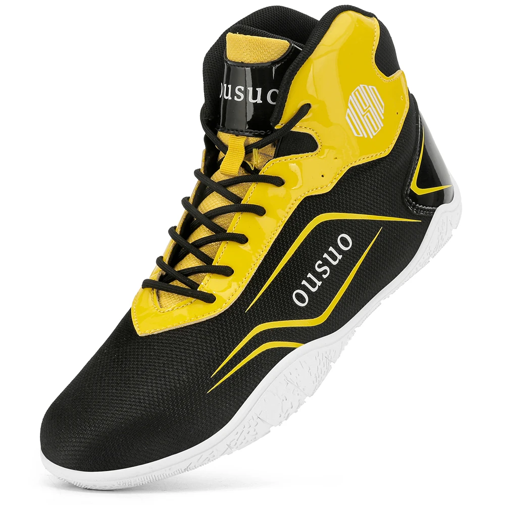 

Осенняя мужская спортивная обувь для бокса, нескользящая мужская тренировочная обувь для боевых искусств, борцовские ботинки с мягкой подошвой, новые мужские боксерские ботинки для мужчин