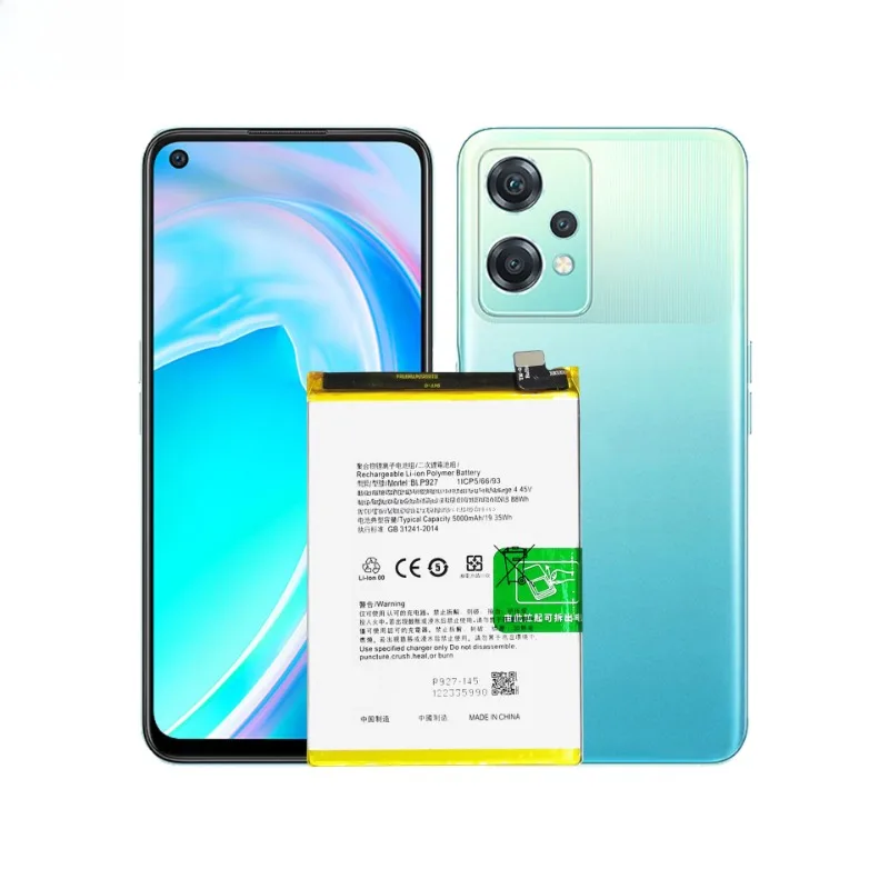 OnePlus Nord CE 2 Lite 5G CPH2409 CPH2381 新しくアップグレードされた交換用携帯電話バッテリー BLP927 3.87V 5000mAh + ツール