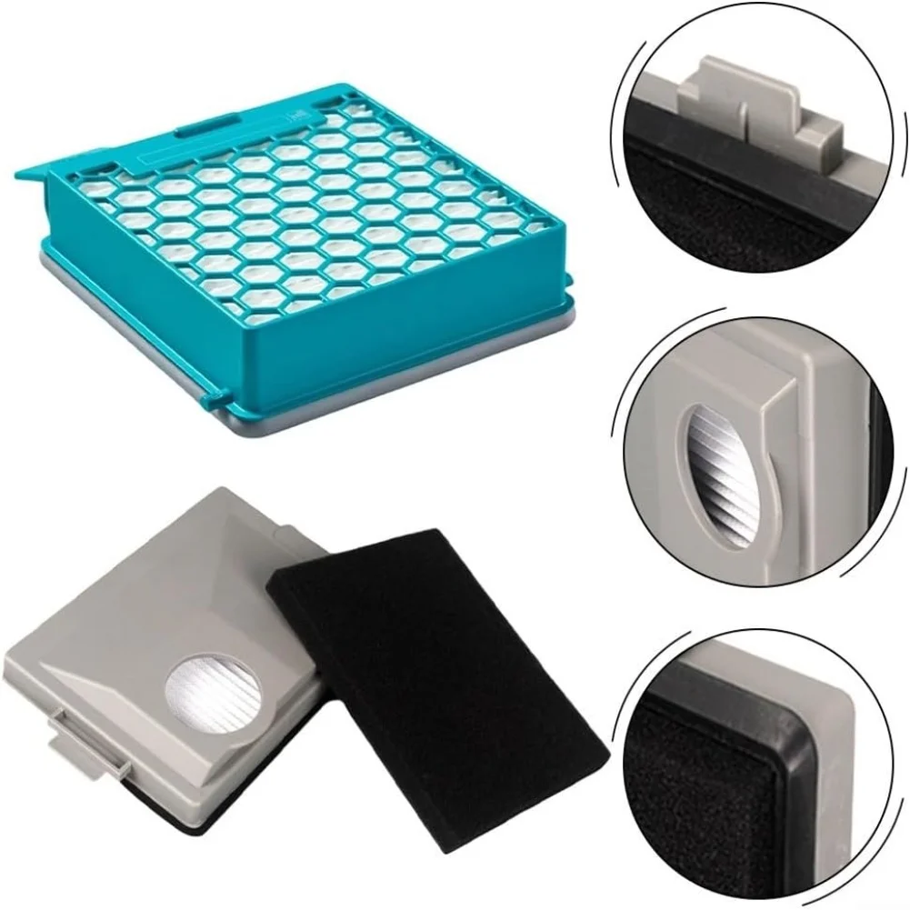 فلتر مكنسة كهربائية فلتر غبار ناعم فلتر كربون لمرشح Miele لـ Miele Boost CX1 11639240 مكنسة كهربائية #2