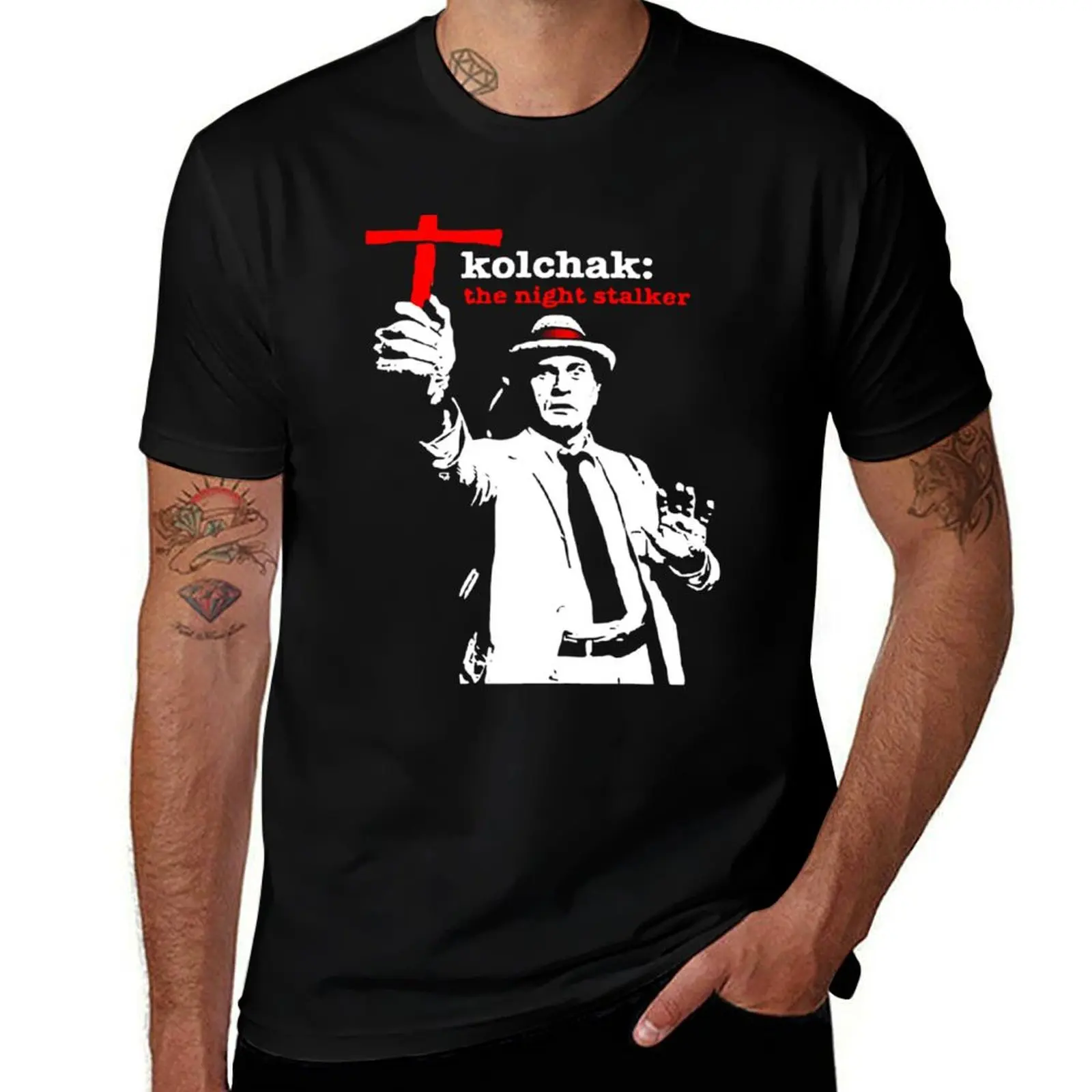 

Kolchak The Night Stalker Carl Darren McGavin New T-Shirt man graphic t shirt t shirts for man cotton T-Shirt