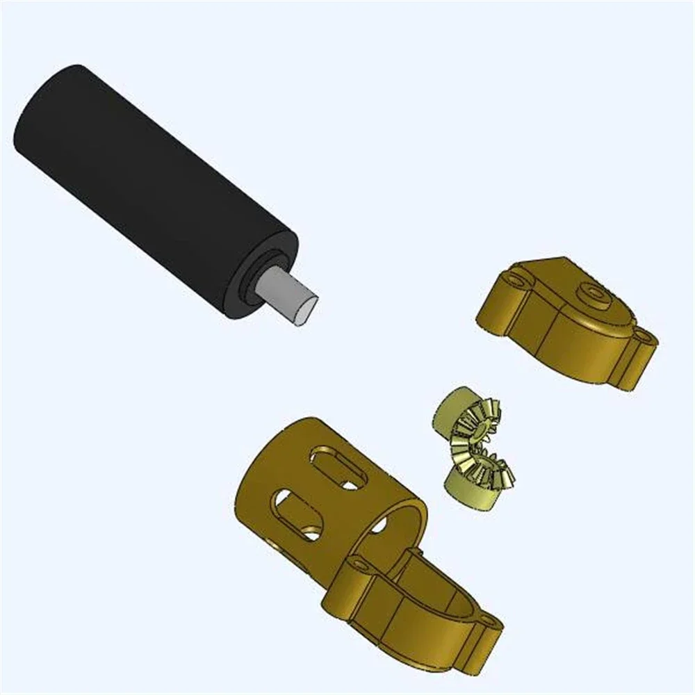 1: 1 Precision Gearbox Assembly Parts 6MM 1/87 1/72 Static Modification Dynamic Wave Box DIY Model Ship Vehicle Track Electric