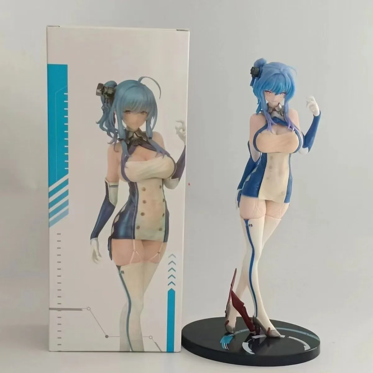 26 سنتيمتر Azur Lane سانت لويس (الخمة سانت.) سفينة فتاة-أنثى 2D Bishoujo PVC الشكل-سطح المكتب زخرفة أنيمي نموذج تحصيل لعبة
