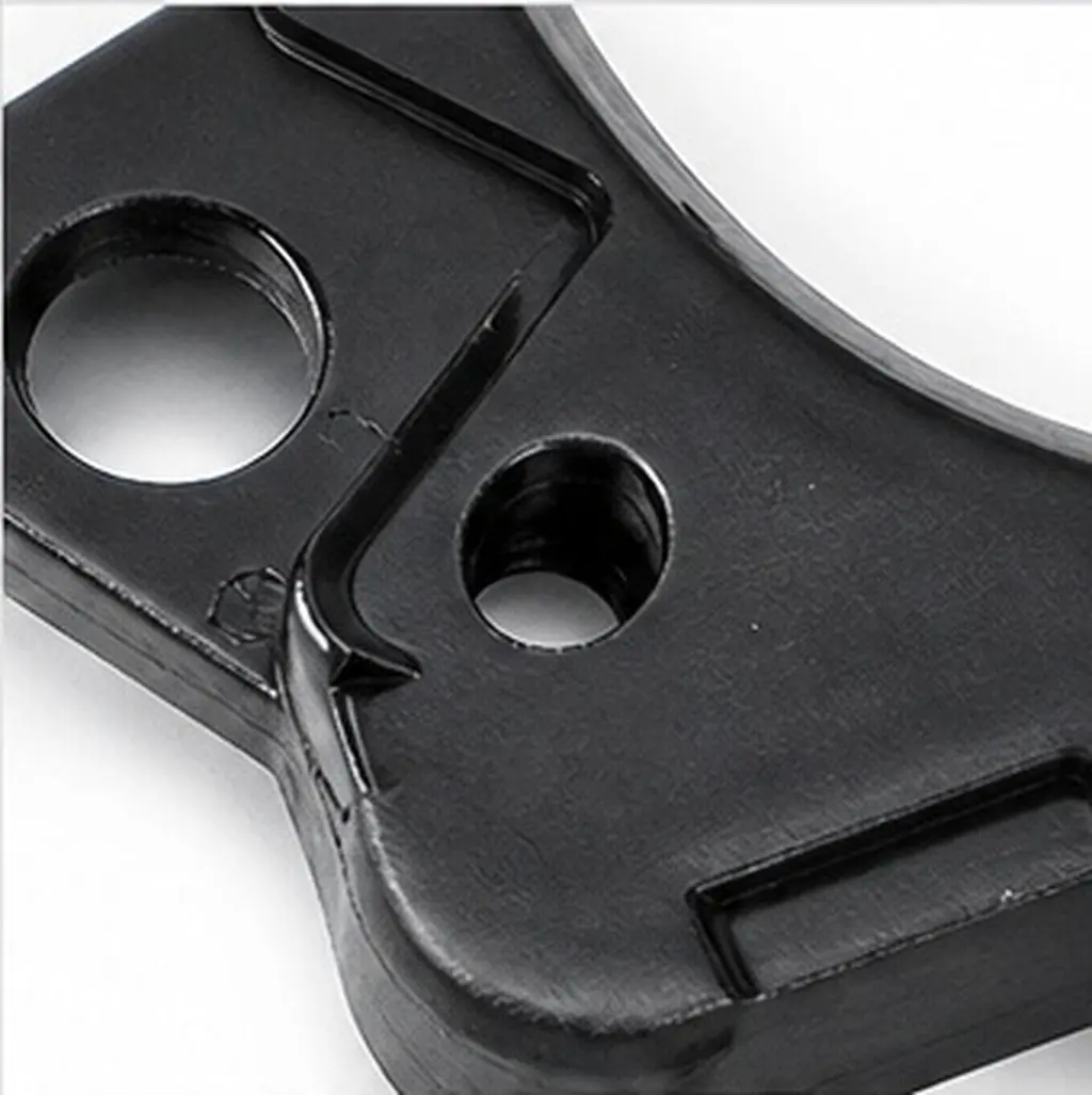 1Pair Car Speaker Adapter Bracket Ring Black Plastic Washer Door Speaker Mounting Spacer Audio Gasket Compatible