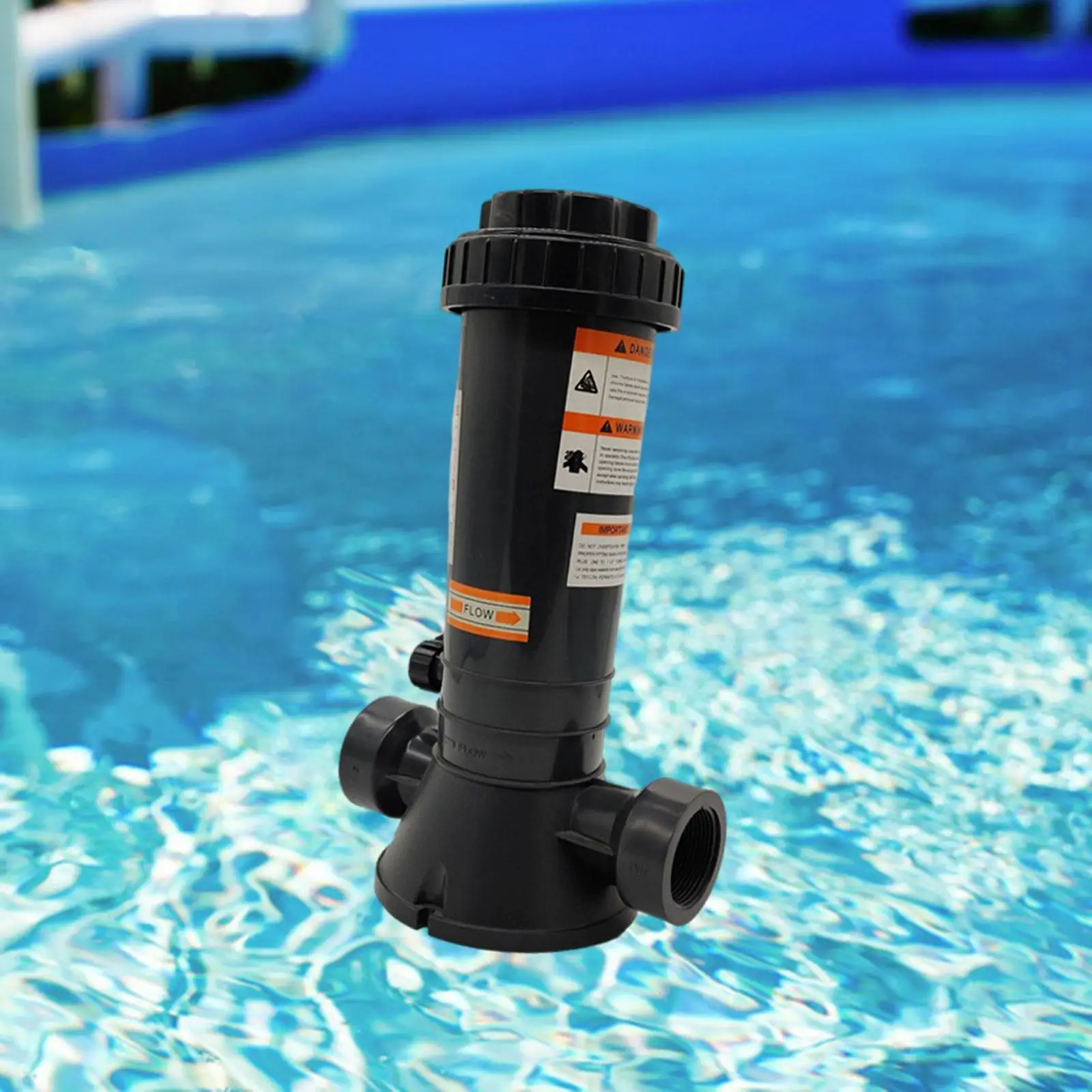 

Pool Chlorine Feeder Directly Replace PVC Easy to Install Chemical Dispenser