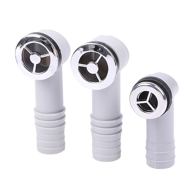 1pcs Kitchen Basin Square Round Overflow Hole Conversion Joint Drainage Water Pipe Three Links Head Sink Connector Accessories