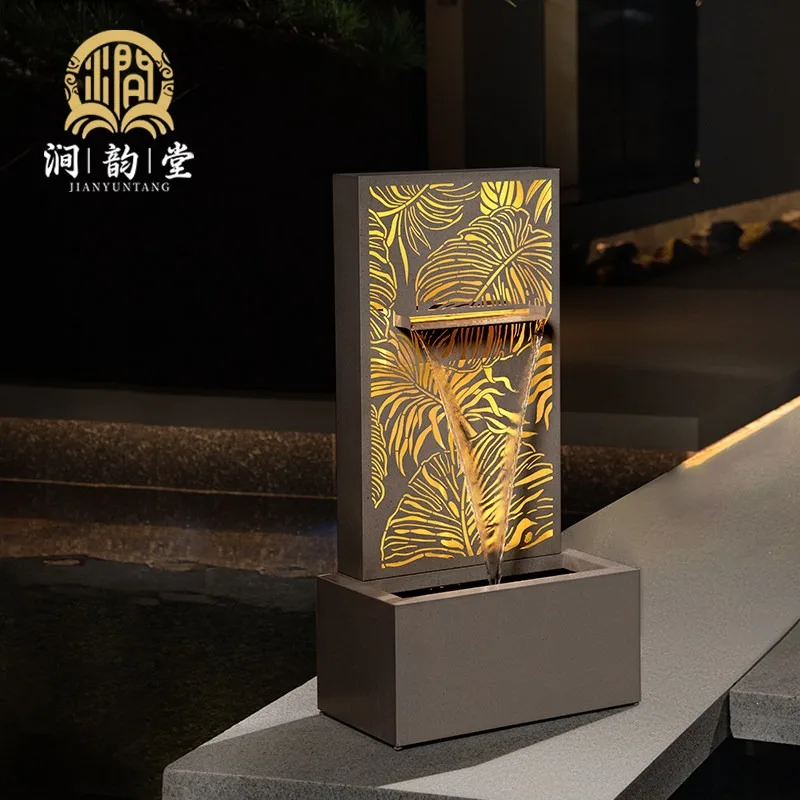 Flowing water ornament circulating water garden courtyard flowing water landscaping decoration outdoor housewarming balcony vill