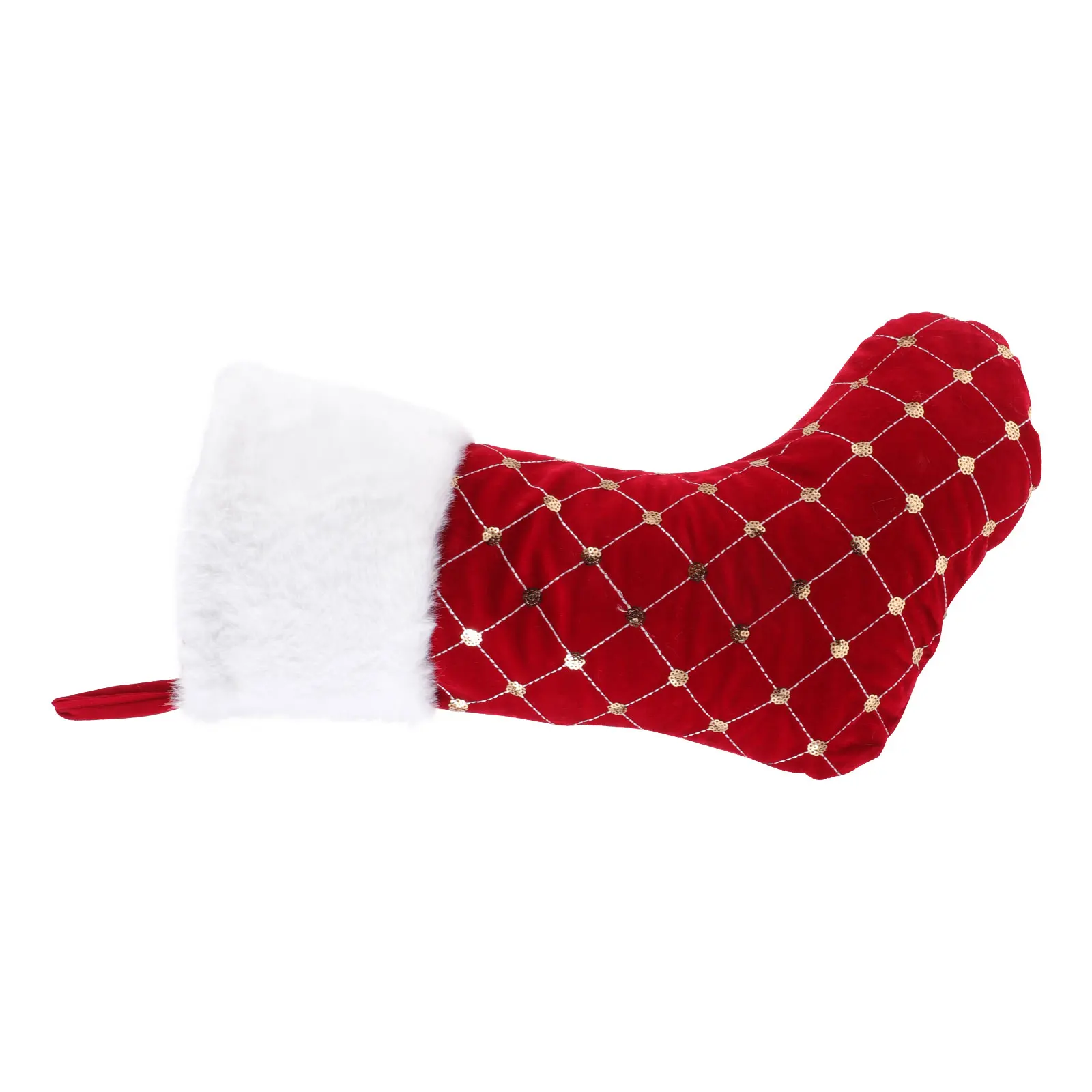 

Christmas Socks Holiday Decoration Sequin Stocking Vintage Stockings Decorations