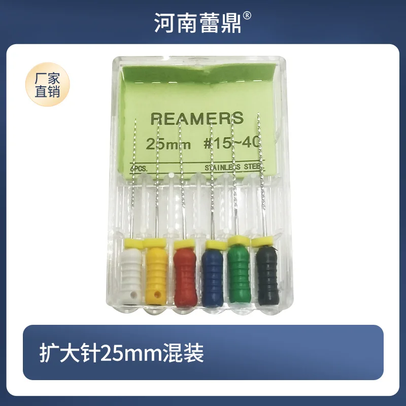 10pc A box of6dental H files,K files,enlarged needle root canal,stainless steel files,nickel titanium files,R files,for hand use