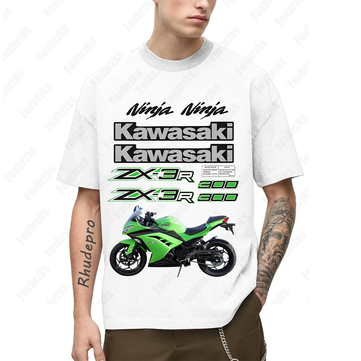 New Summer All-match Kawasakis Motorcycle Short-sleeved T Shirt For Men And Women Racing Fans T-shirt Cycling Half-sleeved