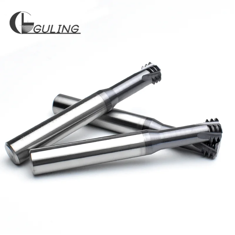 

GULING CNC Three Row Tungsten Steel Thread Milling Cutter M1 M1.2 M1.4 M1.6 M2 M2.5 M3 M4 M5 M6 M8 M10 M12 M14 mill mills