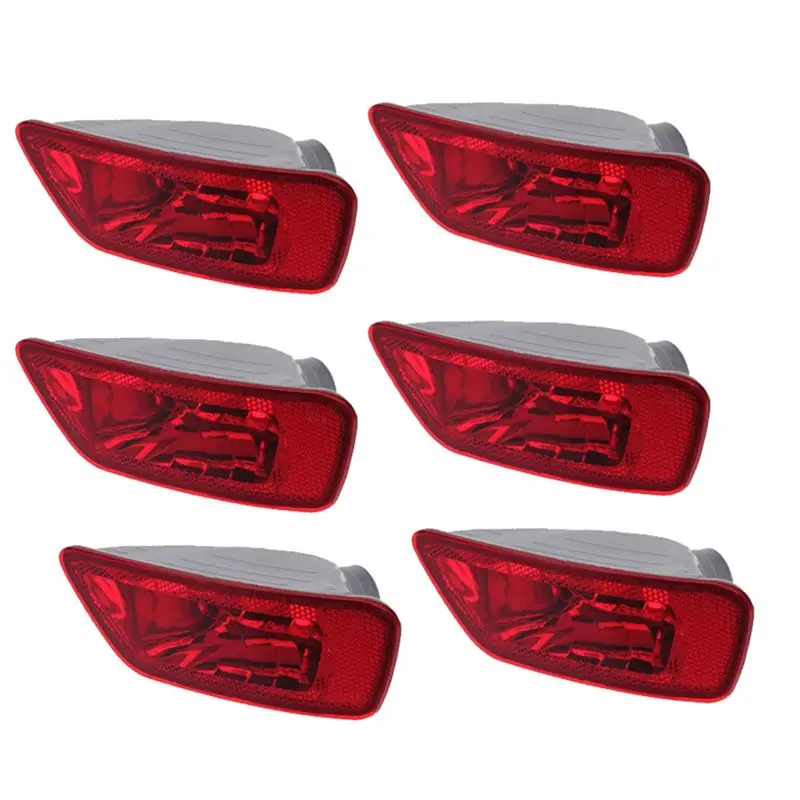 6X Rear Right Fog Lamp For Dodge Journey,Jeep Compass Grand Cherokee 11-16 Tail Bumper Lamp Fog Lights Rear Bumper Light-A08Q