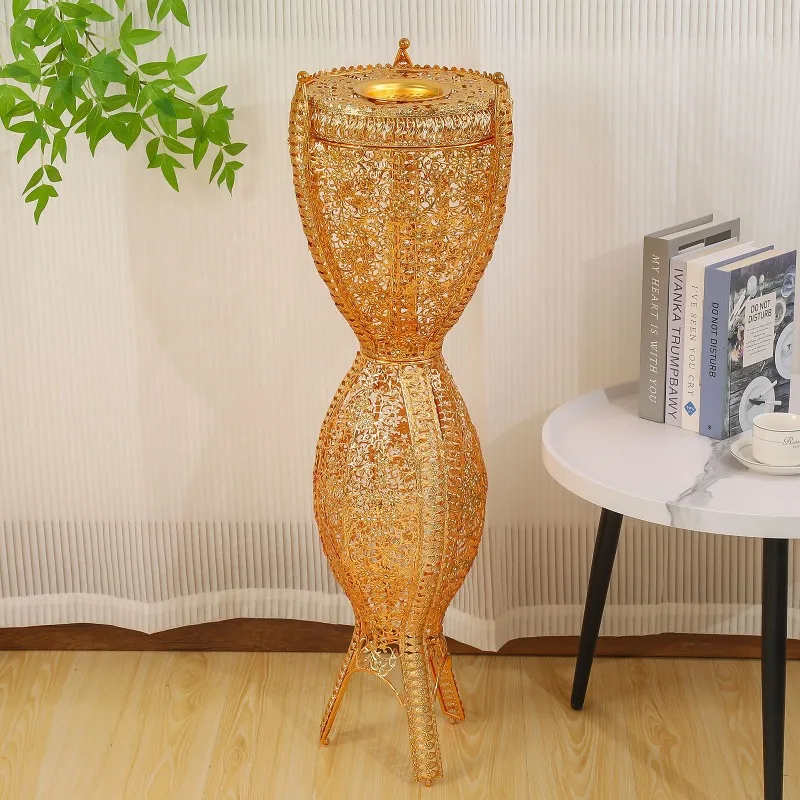 

Incense burner oval retro home ornament with lid incense burner exquisite three-dimensional incense burner