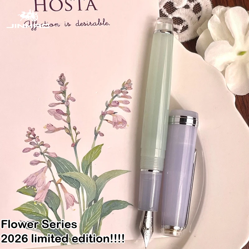 JINHAO 82 Fountain Pen 2026 Limited Flower Series EF/F/M Macaron Color Calligraphy Pen Office School Supplies Stationery