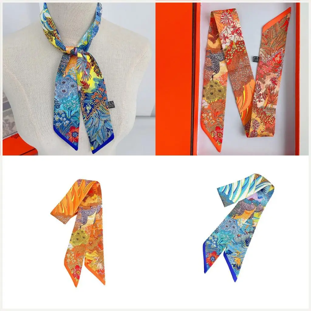 

Necklace Scarf Long Choker for Women Chain Scarf Silky Nightclub Costume