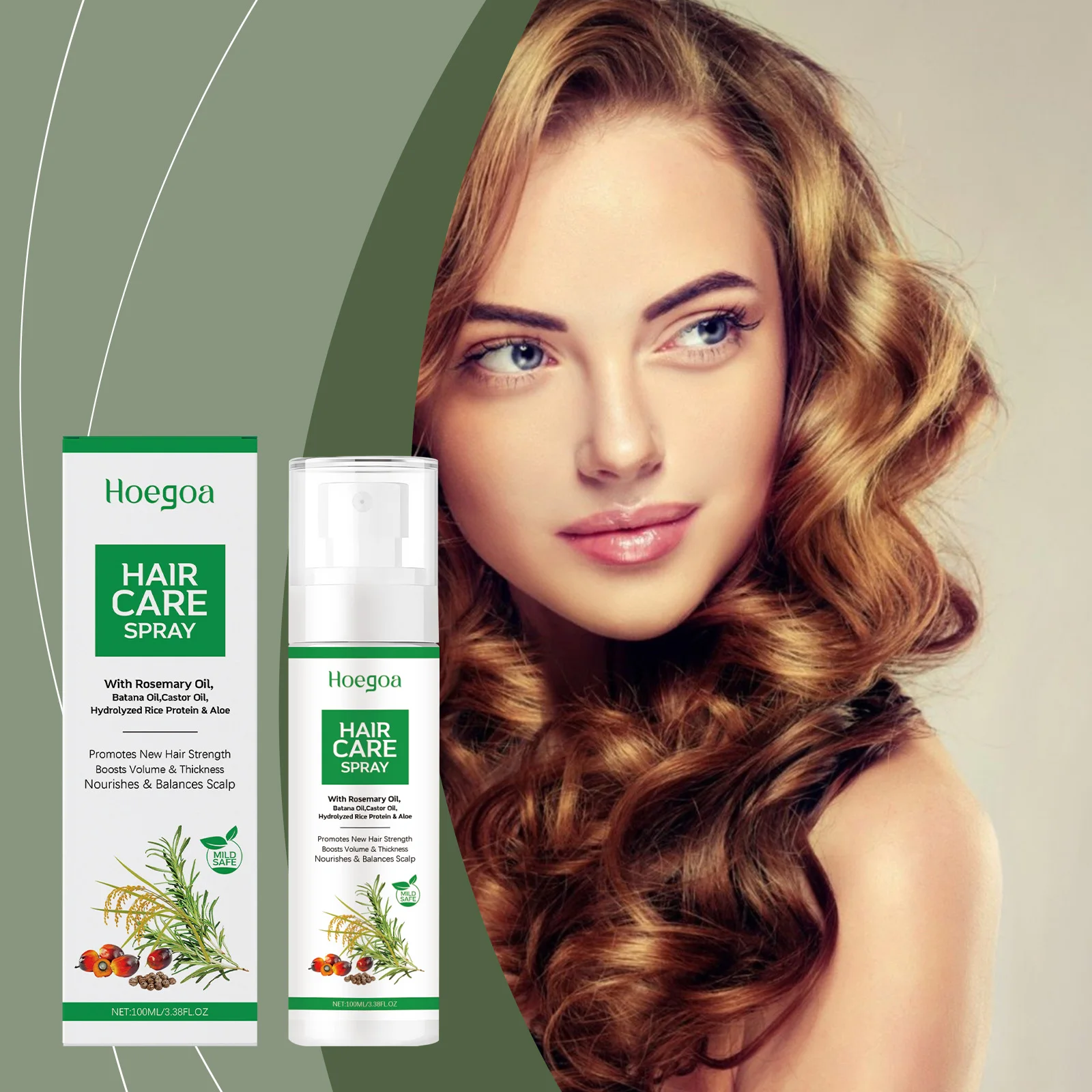 Hoegoa Scalp Care Essence Spray Mild Care For Dry Hair Strand Refresh Delicate Smooth Nourish Scalp Hydrating Hair Care Product