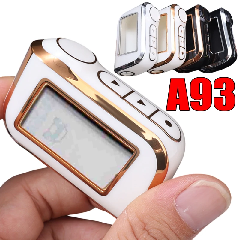 New Russia Starline A93 Remote Bi-directional Alarm TPU Car Key Case Remote Control Protective Cover Key Case for Car