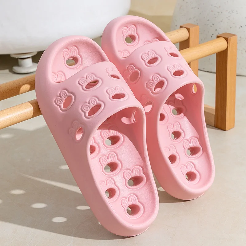 Bathroom slippers for women and men summer bath sandals for women 2024 new non-slip indoor home summer outdoor shoes