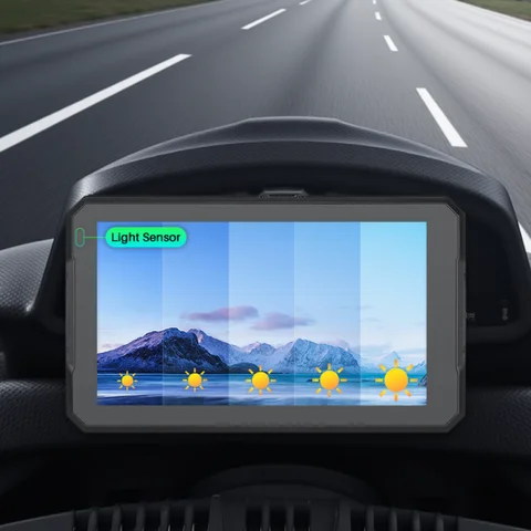 BMW 휴대용 GPS 네비게이션 오토바이 네비게이터 무선 CarPlay 안드로이드 오토 블루투스 IPX7 방수 HD IPS 7인치
