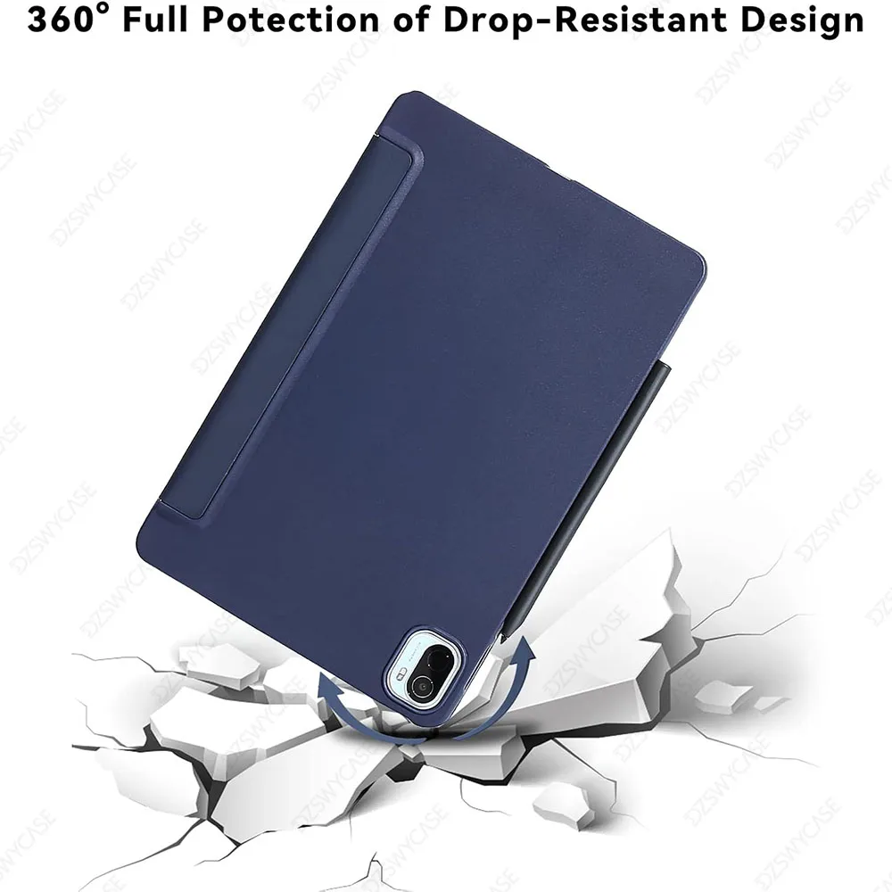 Case for Xiaomi Mi Pad 5/5 Pro 11 Inch 2021, Smooth Front Cover and Soft Back Cover, Auto Wake/Sleep, Lightweight Cover image 4