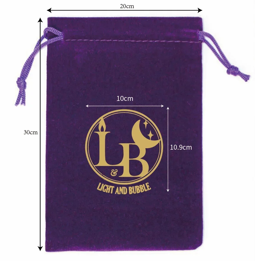 80 Pieces Purple + 20 Pieces Green 20x30cm Velvet Bags Hot Printing With Golden Logo Drawstring Gift Pouches Customised Logo