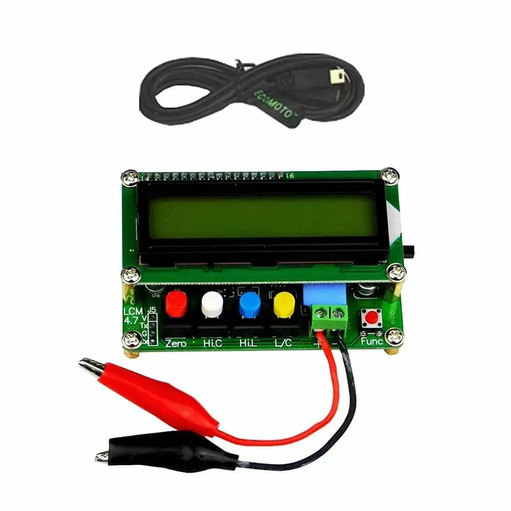 LC100A Funktionelle Digitale DIY Induktivität Kondensator Amperemeter Multifunktionale Hochpräzise LCD Digital Display