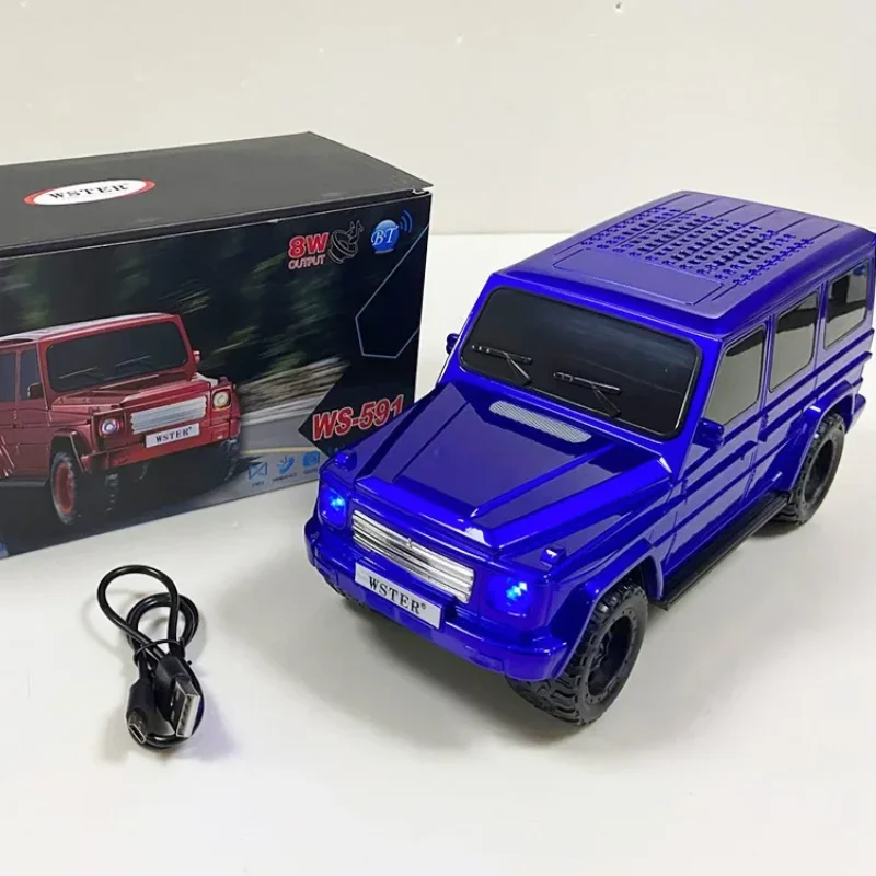 

Стерео беспроводной Bluetooth-динамик Портативный автомобильный музыкальный плеер с тяжелыми басами U-диска TF-картой AUX Play Высокочастотный звуковой ящик